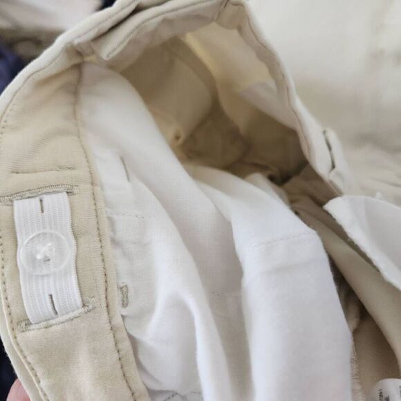 Vineyard Vines Boys Khaki Flat Front Adjustable Waist Stretch Chino Shorts Sz 16 - Picture 10 of 11